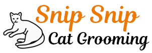 Snip Snip Cat Grooming Logo